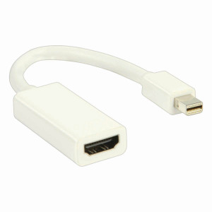 Mini DisplayPort – HDMI Kabel | Mini DisplayPort Zástrčka - HDMI Zásuvka | 0,2 m | Bílá barva