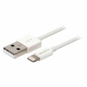 Synchronizační a nabíjecí kabel | Apple Lightning - USB A Zástrčka | 1 m | Bílá barva