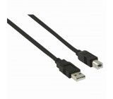 USB 2.0 kabel | A Zástrčka - B Zástrčka | 5 m | Černá barva