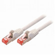 Síťový Kabel Cat 6 S / FTP | RJ45 (8P8C) Zástrčka - RJ45 (8P8C) Zástrčka | 1 m | Šedá barva