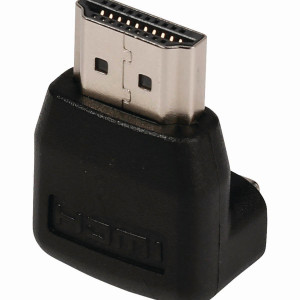HDMI™ Adaptér Úhlový 270° | HDMI Konektor - HDMI Zásuvka | Černá barva