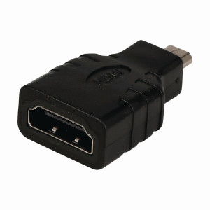 HDMI™ Adaptér | HDMI Micro Konektor - HDMI Zásuvka | Černá barva