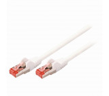 CAT6 S/FTP Síťový Kabel | RJ45 (8P8C) Zástrčka – RJ45 (8P8C) Zástrčka | 10 m | Bílá barva