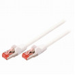 CAT6 S/FTP Síťový Kabel | RJ45 (8P8C) Zástrčka – RJ45 (8P8C) Zástrčka | 1 m | Bílá barva