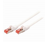 CAT6 S/FTP Síťový Kabel | RJ45 (8P8C) Zástrčka – RJ45 (8P8C) Zástrčka | 2 m | Bílá barva