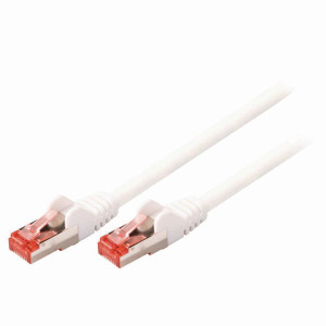 CAT6 S/FTP Síťový Kabel | RJ45 (8P8C) Zástrčka – RJ45 (8P8C) Zástrčka | 15 m | Bílá barva