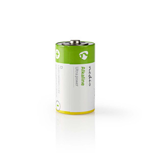 Alkalická Baterie D | 1.5 V | 2 kusů | Blistr
