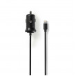 Nabíječka do Auta | 2.4 A | Pevný kabel | Apple Lighting | Černá barva