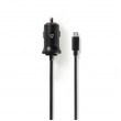 Nabíječka do Auta | 2.4 A | Pevný kabel | Micro USB | Černá barva
