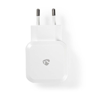 Nástěnná nabíječka | 4.8 A | 2 výstupy | USB-A | Bílá barva