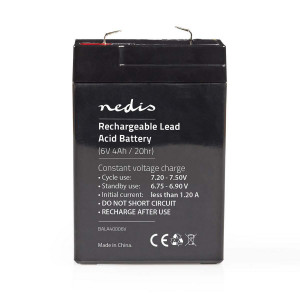 Dobíjecí 6V Olověná Baterie | 4 500 mAh | 70 x 47 x 101 mm