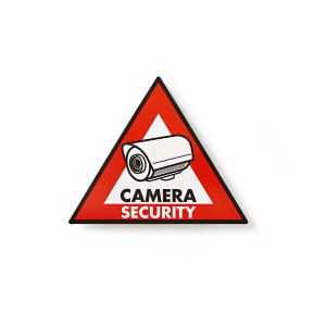 Výstražná Samolepka | Symbol Bezpečnostní Kamery | Sada 5 kusů
