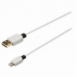 Synchronizační a nabíjecí kabel | Apple Lightning 8-pin Zástrčka - USB A Zástrčka | 1 m | Bílá barva