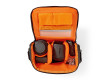 Brašna přes rameno pro kameru | 220 × 190 × 120 mm | 3 Vnitřní kapsy | Černá/Oranžová