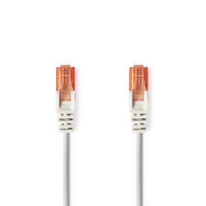 Síťový Kabel Cat 6 UTP | RJ45 (8P8C) Zástrčka – RJ45 (8P8C) Zástrčka | 1,5 m | Šedá barva