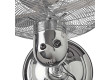 Kovový Stojanový Ventilátor | Nastavitelná Výška | Průměr 40 cm | 3 Rychlosti | Chrom