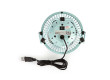 Kovový Mini Ventilátor | Průměr 10 cm | Napájení prostřednictvím USB | Modrá