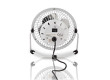 Kovový Mini Ventilátor | Průměr 10 cm | Napájení prostřednictvím USB | Bílá barva