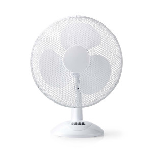 Stolní Ventilátor | Průměr 40 cm | 3 Rychlosti | Funkce Oscilace | Bílá barva