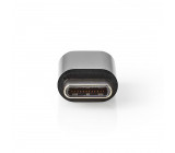 USB 2.0 Adaptér | Typ-C Zástrčka – Micro B Zásuvka | Černá barva