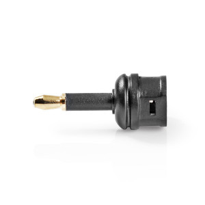 Optický Audioadaptér | Optická 3,5 mm Zástrčka – Toslink Zásuvka | 10 kusů | Černá barva