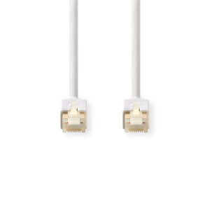 Síťový Kabel Cat 6 F/UTP | RJ45 (8P8C) Zástrčka – RJ45 (8P8C) Zástrčka | 10 m | Bílá barva