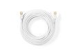 Síťový Kabel Cat 6 F/UTP | RJ45 (8P8C) Zástrčka – RJ45 (8P8C) Zástrčka | 10 m | Bílá barva