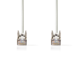 Síťový Kabel CAT6 UTP | RJ45 (8P8C) Zástrčka – RJ45 (8P8C) Zástrčka | 2 m | Bílá barva