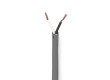 Pružný Kabel k Reproduktoru | 2x 1,5 mm² | 100 m | Cívka | Šedá barva