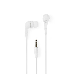 Wired Headphones | 1.2m Round Cable | In-Ear | White