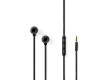 Wired Headphones | 1.2m Flat Cable | In-Ear | Built-in Microphone | Aluminium | Grey