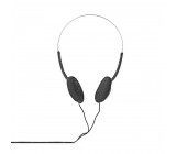 Sluchátka na uši | Kabelová 1,1 m | Černá
