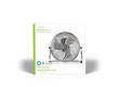 Podlahový Ventilátor | Průměr 40 cm | 3 Rychlosti | Chrom
