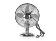 Kovový Stolní Ventilátor | Průměr 30 cm | 3 Rychlosti | Funkce Oscilace | Chrom