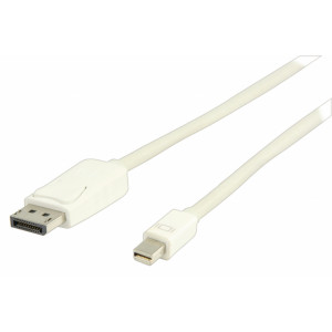 Mini DisplayPort - DisplayPort kabel 1.00 m bílý