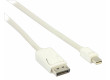 Mini DisplayPort - DisplayPort kabel 1.00 m bílý