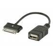 USB 2.0 A - Samsung 30-pin OTG datový kabel 0.20 m