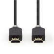 Vysokorychlostní Kabel HDMI™ | Konektor HDMI™ – Konektor HDMI™ | 2 m | Antracit