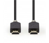 Vysokorychlostní Kabel HDMI™ | Konektor HDMI™ – Konektor HDMI™ | 2 m | Antracit