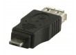 Adaptér USB 2.0, zásuvka USB A – zástrčka USB micro A