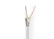 Koaxiální Kabel | RG6T | 100 m | Cívka | Bílý
