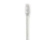 Apple Lightning Kabel | Apple Lightning 8kolíková Zástrčka – USB-C | 2 m | Hliníkový