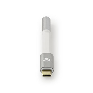 USB-C Adaptér | USB-C Zástrčka – 3,5 mm Zásuvka | 0,08 m | Hliníkový