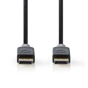 DisplayPort 1.4 Kabel | DisplayPort Zástrčka – DisplayPort Zástrčka | 2 m | Antracitový