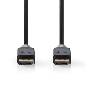 DisplayPort 1.4 Kabel | DisplayPort Zástrčka – DisplayPort Zástrčka | 3 m | Antracitový