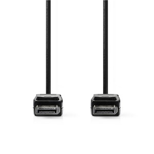 DisplayPort 1.4 Kabel | DisplayPort Zástrčka – DisplayPort Zástrčka | 3 m | Černý