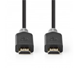 Prémiový Vysokorychlostní HDMI™ Kabel s Ethernetem | HDMI™ Konektor – HDMI™ Konektor | 5 m | Antracitový