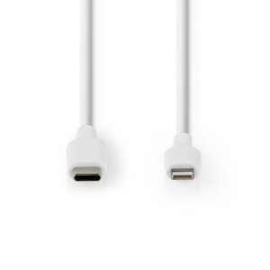 Apple Lightning Cable | Apple Lightning 8-Pin Male - USB-C™ | 2.0 m | White