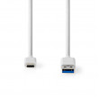 USB 3.1 Cable (Gen2) | USB-C™ Male - A Male | 1.0 m | White