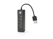 USB Rozbočovač | 4portový | USB 2.0 | Černý